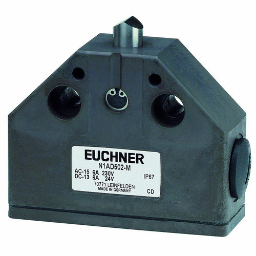 Interruptor de final de carrera IP67 - N1AD502-M - EUCHNER GmbH + Co. KG - robusto / mecánico / de acero inoxidable