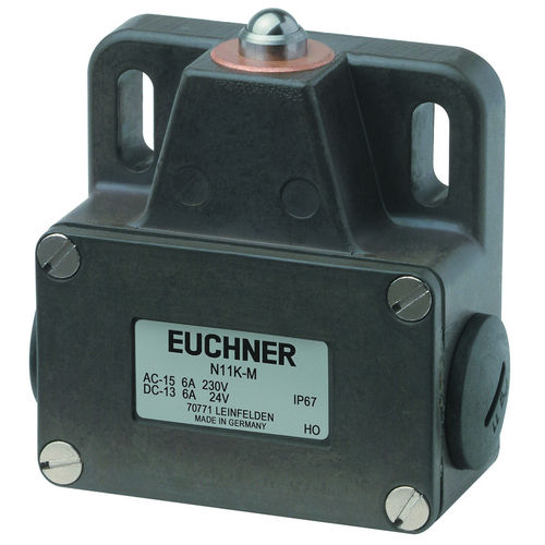 Interruptor de final de carrera robusto - N11D-M  - EUCHNER GmbH + Co. KG - mecánico / con émbolo / robusto