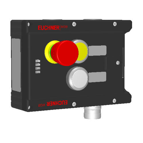 Cerradura con pestillo - MGB-L0-ARA-AA2A1-S1-R-116300 - EUCHNER GmbH + Co. KG - con botones / electromecánica / para puerta