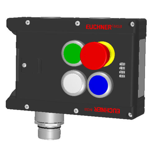 Cerradura con botones - MGB-L1-ARA-AI2A1-S6-L-119925 - EUCHNER GmbH + Co. KG - electromecánica / para puerta / de zinc