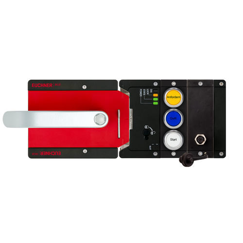 Cerradura de asa - MGB2-L1H-MLI-U-CA-L-161929 - EUCHNER GmbH + Co. KG - con botones / electromecánica / para puerta