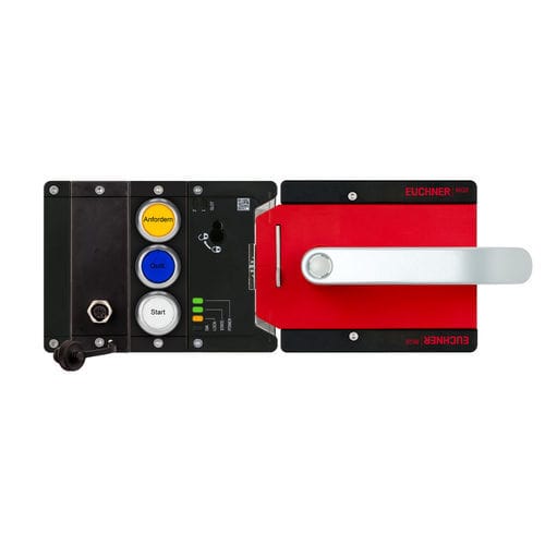 Cerradura de asa - MGB2-L1H-MLI-U-CA-R-161928 - EUCHNER GmbH + Co. KG - con botones / electromecánica / para puerta