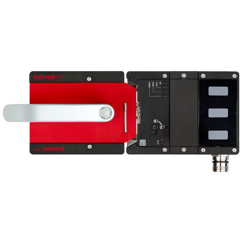 Cerradura de asa - MGB2-L1H-BP-U-S4-OY-L-167026 - EUCHNER GmbH + Co. KG - para puerta / de zinc / de acero inoxidable
