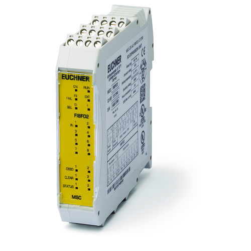 Módulo de extensión para relé - MSC-CE-AC-FI8FO2-121290 - EUCHNER GmbH + Co. KG - compacto