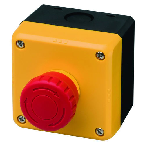 Interruptor unipolar - ES-FB1W-XW1E-LV412Q4MFR-YO  - EUCHNER GmbH + Co. KG - reforzado / IP65 / con luz