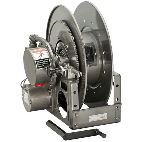 Enrollador de cables - ECR6600 Series - HANNAY REELS - motorizado / para obra de construcción / fijo