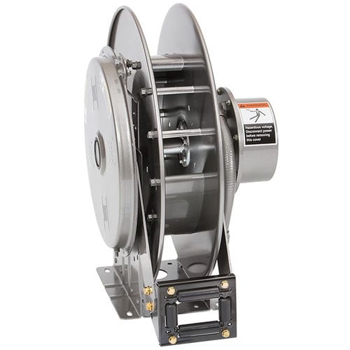 Enrollador de cables - NSCR700 Series - HANNAY REELS - retráctil / para uso intensivo / para obra de construcción