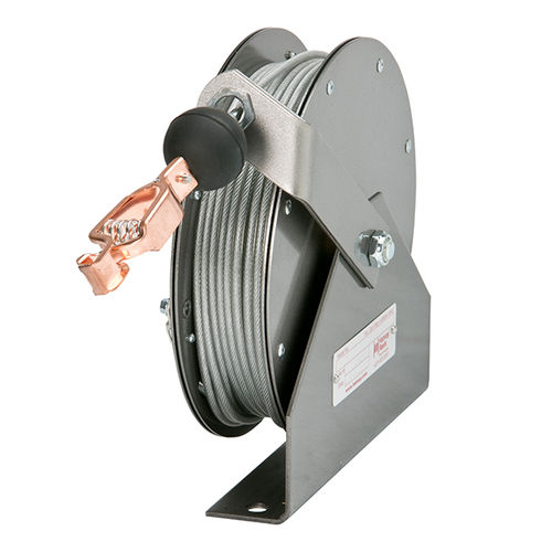 Enrollador de cable de toma de tierra - GR series - HANNAY REELS - retráctil / manual / fijo
