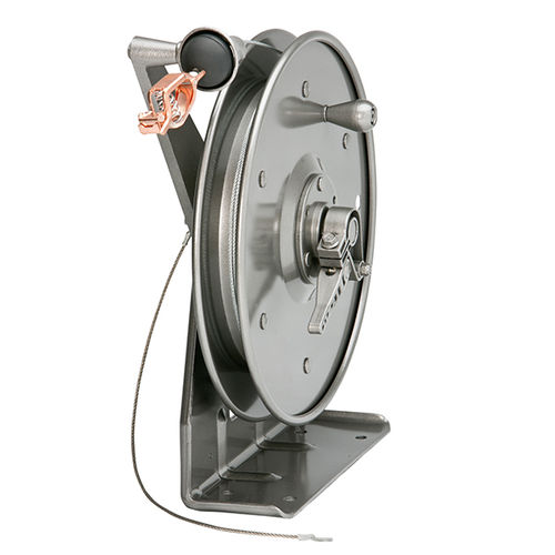 Enrollador de cable de toma de tierra - HGR series - HANNAY REELS - manual / fijo / de suministro