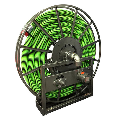 Enrollador de tubo de aspiración - VAC5000 Series - HANNAY REELS - motorizado / para uso intensivo / para camión