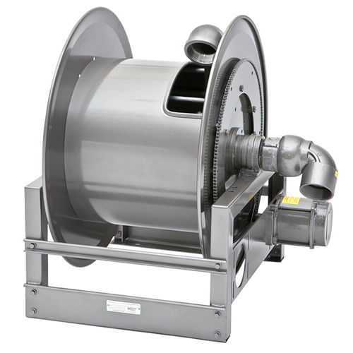 Enrollador de tubo de aspiración - VAC9000 - HANNAY REELS - motorizado / para uso intensivo / para camión