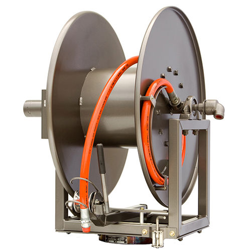 Enrollador de tubo de limpieza - HDD6200 - HANNAY REELS - de tubo para limpieza a alta presión / motorizado / para agua