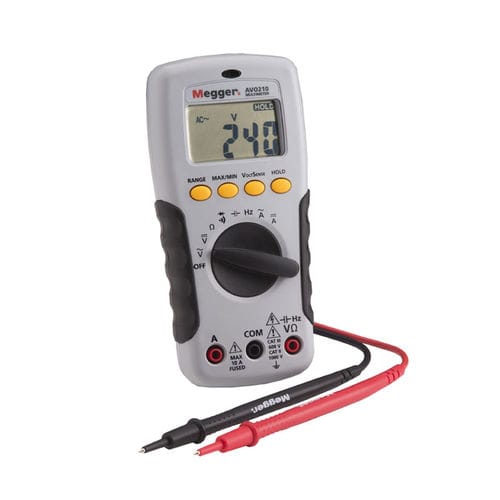Multímetro digital - AVO®210 - MEGGER - portátil / 1000 V / 600 V