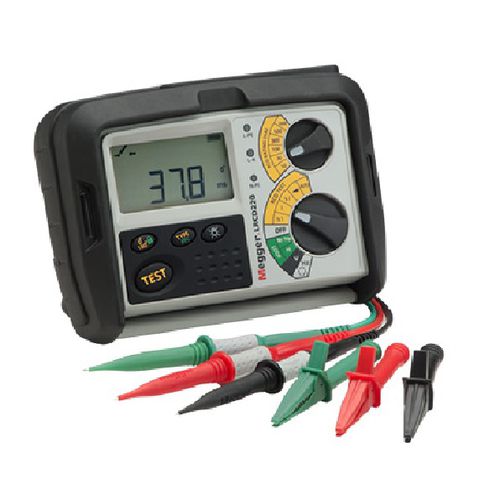 Aparato de pruebas de corriente residual - LRCD200 series - MEGGER - de impedancia de bucle / manual / de disyuntores