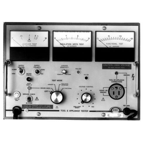 Comprobador de aislamiento eléctrico - MEGGER - de continuidad / de corriente de fuga / de puesta a masa