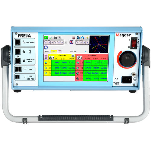 Sistema de prueba de red eléctrica - FREJA543 - MEGGER - para relé trifásico / portátil / automático