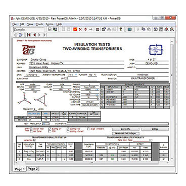 Software de gestión de datos - PowerDB™ Pro - MEGGER - para prueba / de base de datos / servidor