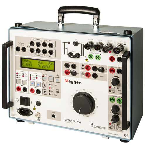 Sistema de prueba para relé - SVERKER 750/780 - MEGGER - eléctrico / de red eléctrica / para subestación eléctrica