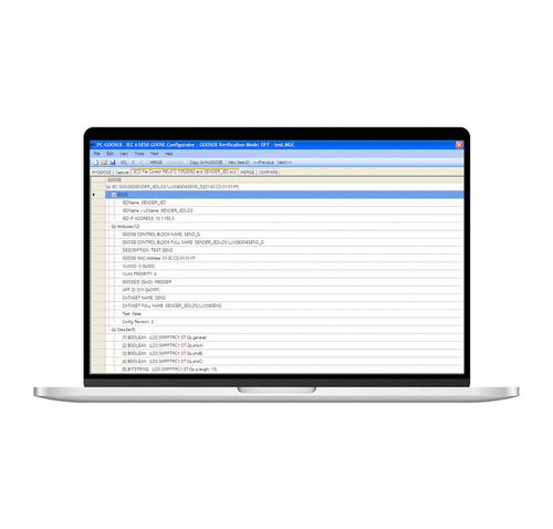 Software de gestión de datos técnicos - MGC – Megger GOOSE Configurator - MEGGER - de cartografía / de asistencia a la reparación / de red eléctrica