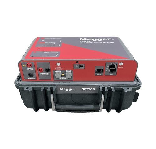 Sistema de prueba para máquinas e instalaciones eléctricas - SPI500 - Doble-Megger - para equipo de conmutación / para subestación eléctrica / portátil