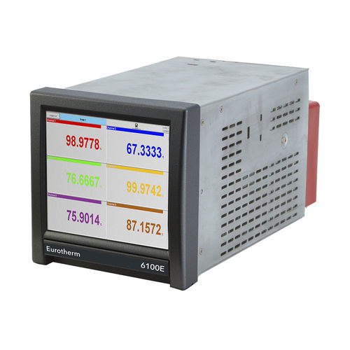 Registrador sin papel - Eurotherm® 6100E  - Watlow Electric Manufacturing Company - universal / para red / de visualización