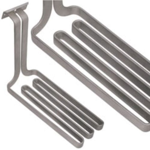 Elemento calefactor tubular - FIREBAR® - Watlow Electric Manufacturing Company - plano / redondo / de acero inoxidable