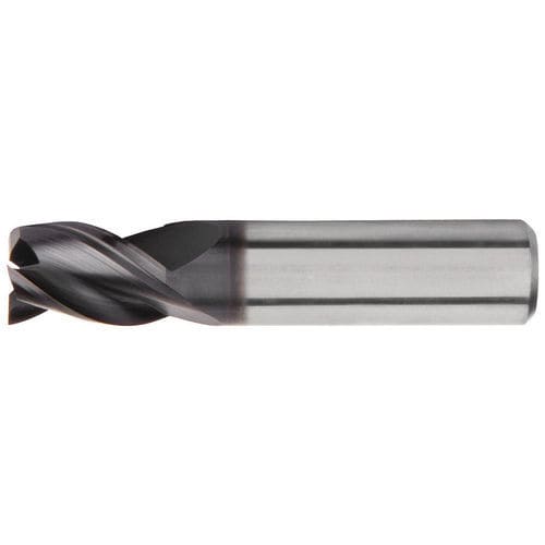 Fresa monobloque - GOmill™ - Kennametal - de ángulos / ángulo de hélice / de cabeza cuadrada