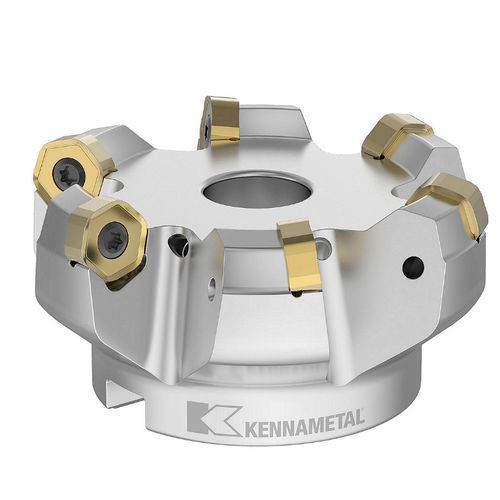 Fresa de dos cortes - Dodeka™ KSHRHF0 series - Kennametal - de plaquitas intercambiables / de desbaste / para planear