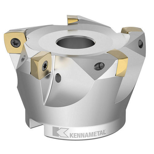 Fresa de dos cortes - 7793VXO12 series - Kennametal - de plaquitas intercambiables / de desbaste / para planear