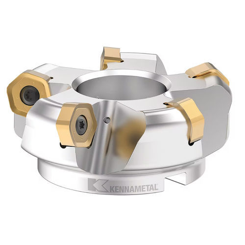 Fresa de dos cortes - Dodeka MAX™ KSHR series - Kennametal - de plaquitas intercambiables / para planear / de ángulos