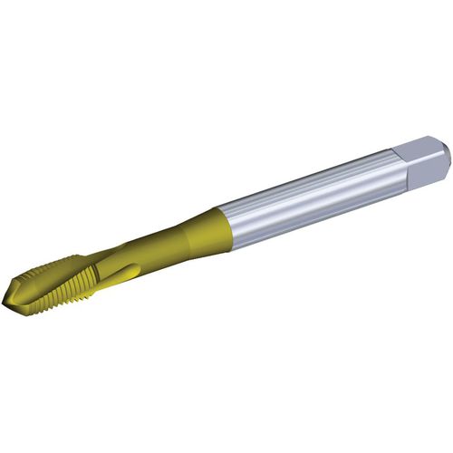 Macho de roscar para orificios de paso - T620M0 series - Kennametal - monobloque / con estrías helicoidales / HSS