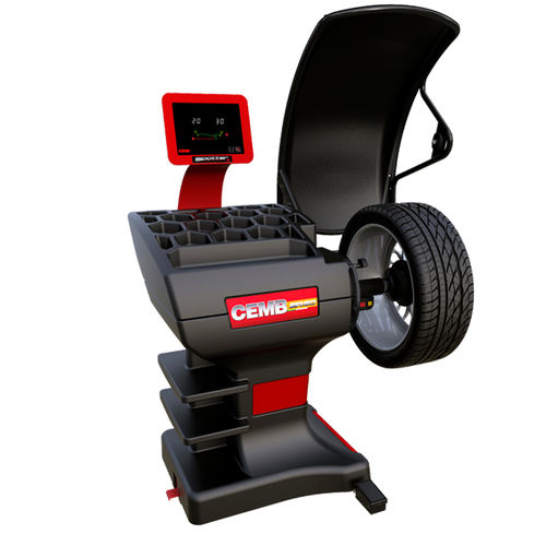 Equilibradora de ruedas para coche - ER80 - CEMB - con pantalla táctil