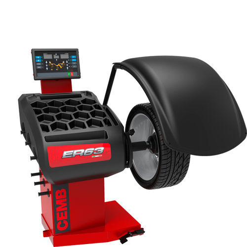 Equilibradora de ruedas para coche - ER63 - CEMB - automática / asistida por ordenador