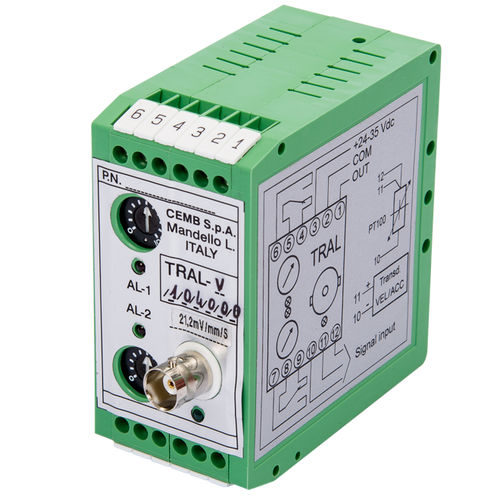 Transmisor de vibraciones de supervisión continua - TRAL-A/V/VMT - CEMB - 4-20 mA