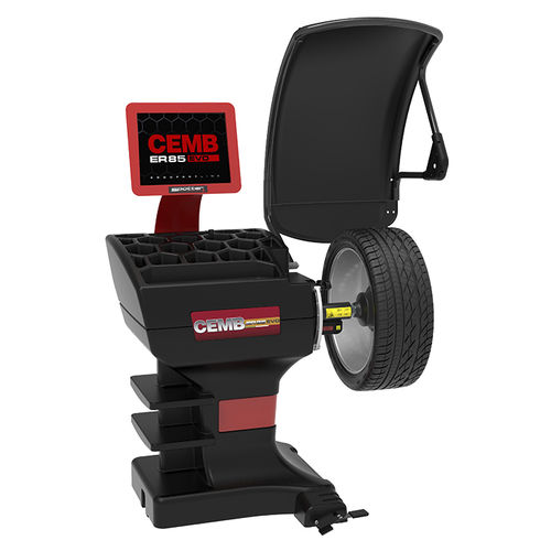 Equilibradora de ruedas para coche - ER85 EVO - CEMB - con pantalla táctil
