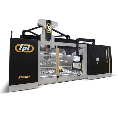 Fresadora CNC con pórtico móvil - SCUDERIA - FPT INDUSTRIE - 5 ejes / vertical / para la industria del molde