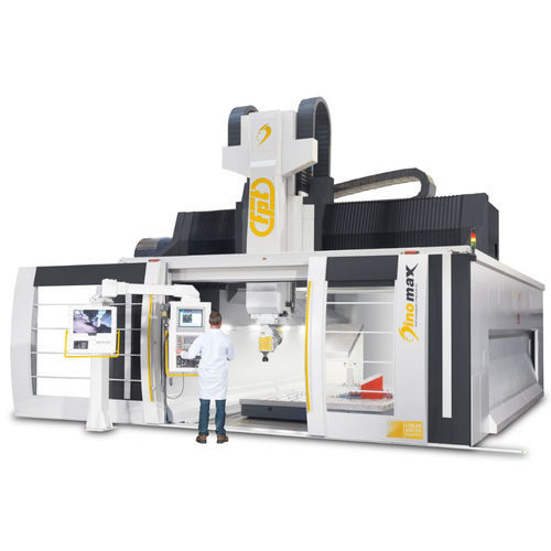 Fresadora CNC con pórtico móvil - DINOMAX  - FPT INDUSTRIE - 5 ejes / vertical / de corte