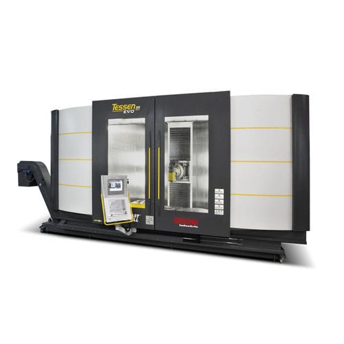 Fresadora CNC horizontal - TESSEN EVO - FPT INDUSTRIE - 5 ejes / de columna móvil / con mesa móvil