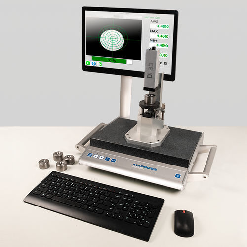 Micrómetro óptico - DLAB - MARPOSS - de banco / para la medición de diámetros internos / para diámetro de hilos