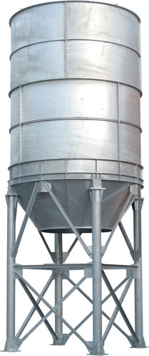 Silo de fondo cónico - SBP series - BECCARIA S.r.l. - de acero al carbono