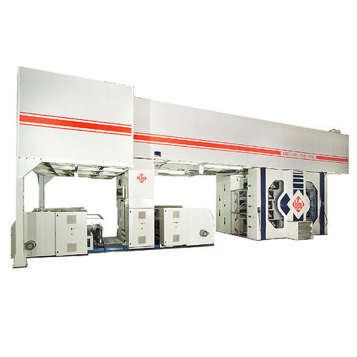 Prensa flexográfica con tambor central - Mercury 10 series - bfm S.r.l., Costruzione Macchine per Materie Plastiche - de 10 colores / de film de plástico / para papel