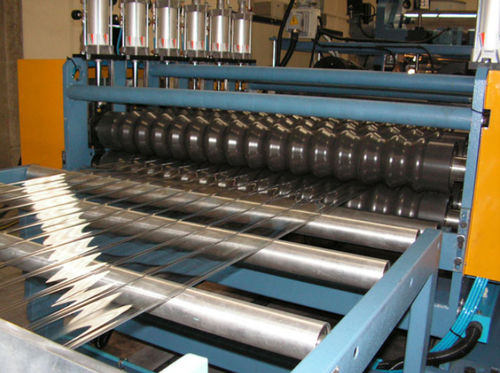 Línea de extrusión de placas - B.G. PLAST S.r.l. - para termoplásticos / para paneles ondulados