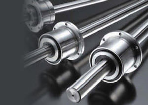 Eje de metal - SPB series - NB - lineal / acanalado de bolas / compacto