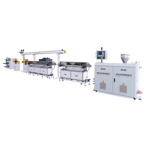 Línea de extrusión refrigerada con agua - JWS45 - Jwell Extrusion Machinery Co., Ltd., Shanghai - monoestrato / con pantalla táctil / de alto rendimiento