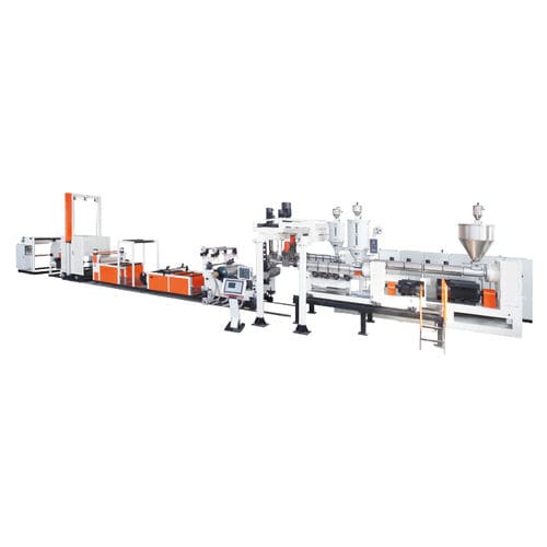 Línea de extrusión multicapas - JWS1 series - Jwell Extrusion Machinery Co., Ltd., Shanghai - de placas / para PP / para PS