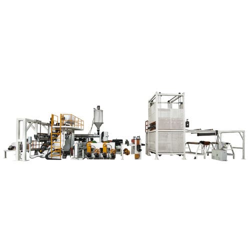 Línea de extrusión multicapas - JW1 series - Jwell Extrusion Machinery Co., Ltd., Shanghai - con pantalla táctil / de alto rendimiento / controlada por PLC