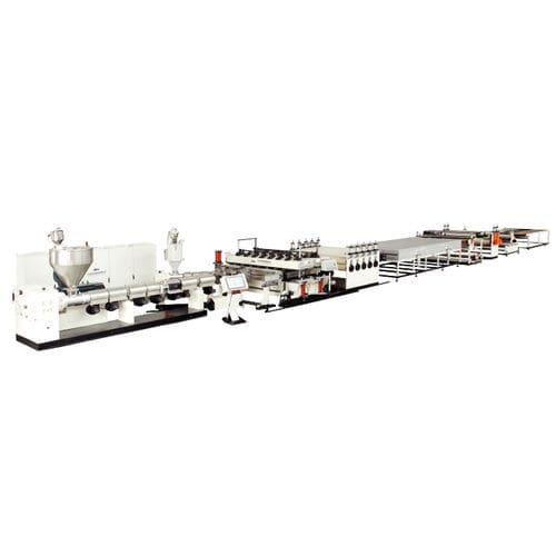 Línea de extrusión monoestrato - JWS1 series - Jwell Extrusion Machinery Co., Ltd., Shanghai - de alto rendimiento / controlada por PLC / con refrigeración por aire