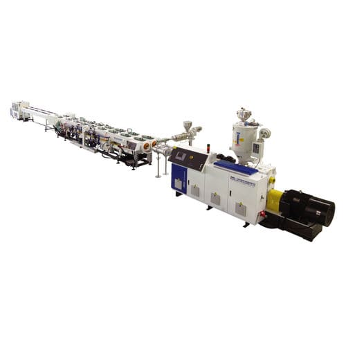 Línea de extrusión multicapas - JWS-PPR series - Jwell Extrusion Machinery Co., Ltd., Shanghai - refrigerada con agua / con pantalla táctil / con unidad de impresión en línea