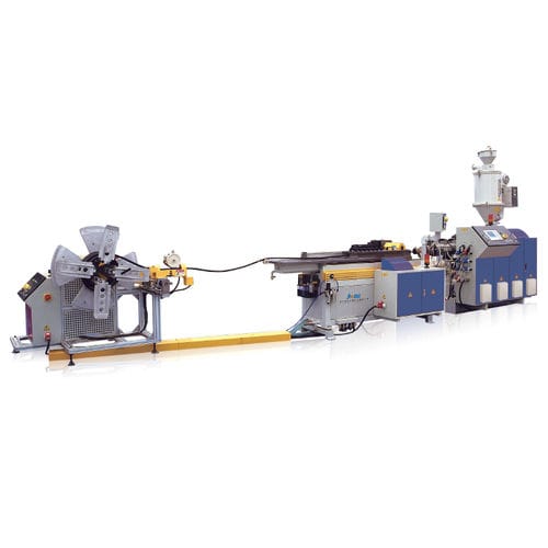 Línea de extrusión monoestrato - JWDBW series - Jwell Extrusion Machinery Co., Ltd., Shanghai - con pantalla táctil / controlada por PLC / de tubo