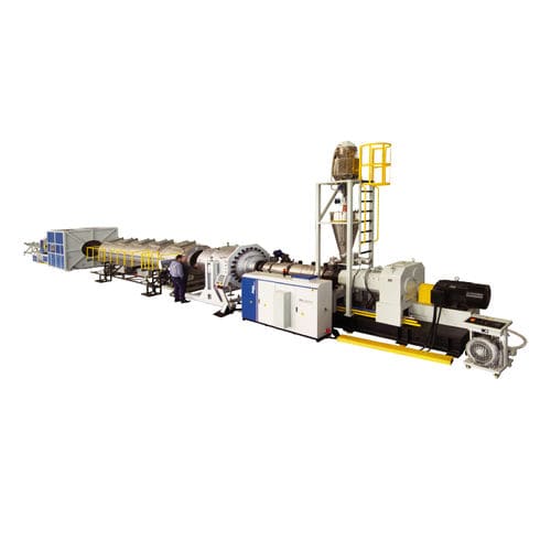 Línea de extrusión de doble tornillo - JWG series - Jwell Extrusion Machinery Co., Ltd., Shanghai - de tubo / para PVC / de tubos de drenaje